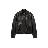 Women's PU Textured Moto Jacket